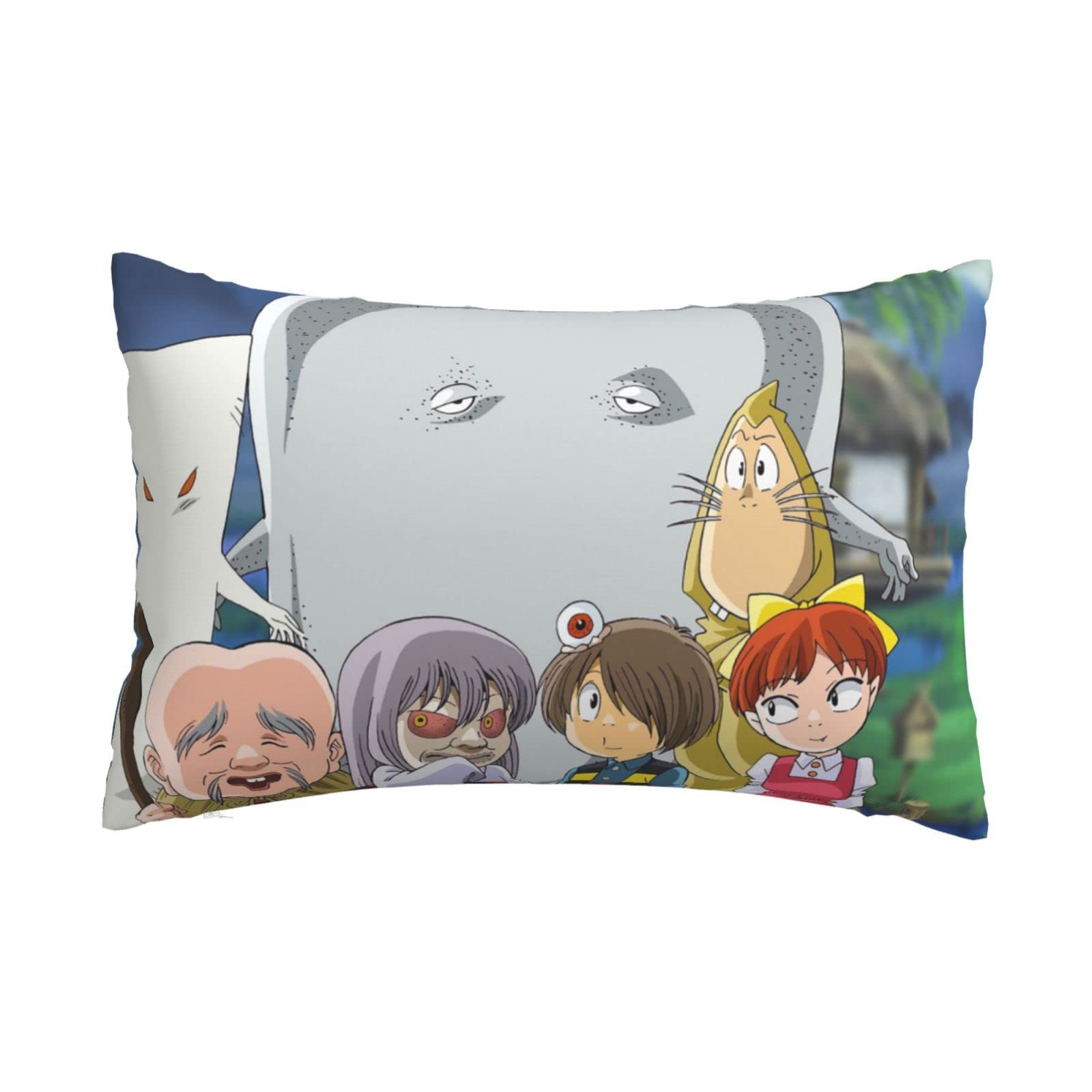 Amazon｜ゲゲゲの鬼太郎 枕カバー まくらカバー 洗える 通用 両面印刷